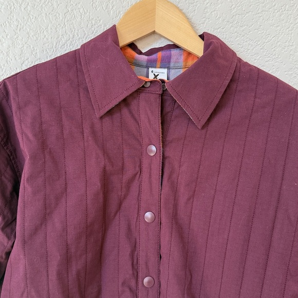 Cotopaxi Salto Insulated Flannel Jacket Purple Orange size Small - Picture 3 of 16